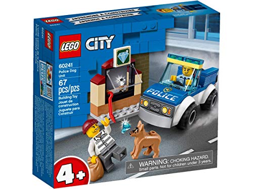 Lego 60241 - Juego de figuras de perro de policía (cubierta blanda), diseño de Lego City