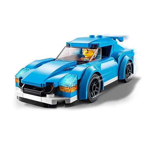 LEGO 60285 City Great Vehicles Deportivo, Coche de Carreras Descapotable de Juguete, Idea de Regalo para Niños +5 Años