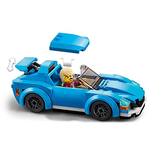 LEGO 60285 City Great Vehicles Deportivo, Coche de Carreras Descapotable de Juguete, Idea de Regalo para Niños +5 Años