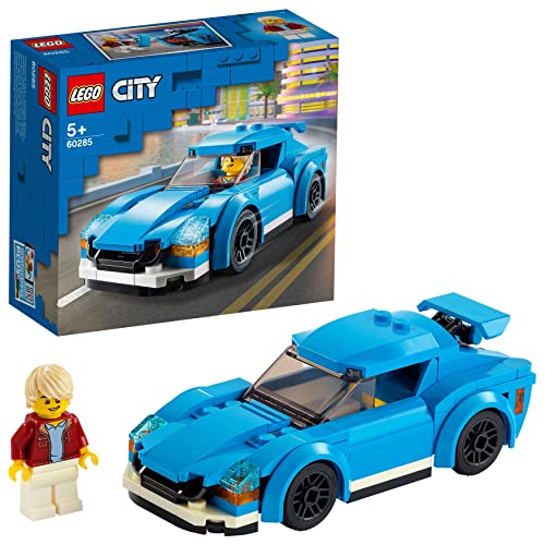 LEGO 60285 City Great Vehicles Deportivo, Coche de Carreras Descapotable de Juguete, Idea de Regalo para Niños +5 Años