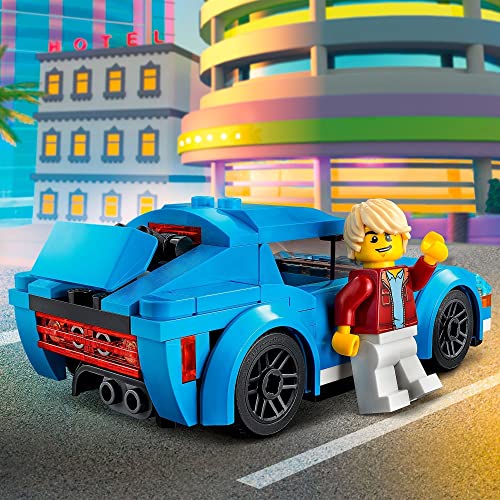 LEGO 60285 City Great Vehicles Deportivo, Coche de Carreras Descapotable de Juguete, Idea de Regalo para Niños +5 Años