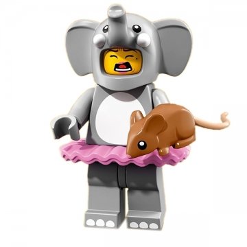 Lego 71021 Minifigures Serie 18 – Mujer en disfraz de elefante – Brixplanet