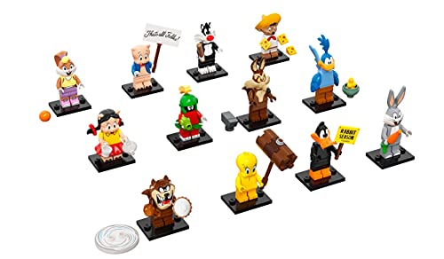 LEGO 71030 Minifigures Looney Tunes Coleccionismo, 1 Mini figura de 12 para Coleccionar, Edición Limitada, con Accesorios