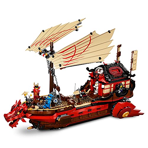 LEGO 71705 Ninjago Barco de Asalto Ninja Juguete de Construcción para Niños +9 años con 7 Mini Figuras de Ninjas