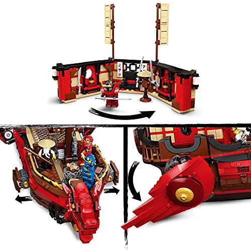 LEGO 71705 Ninjago Barco de Asalto Ninja Juguete de Construcción para Niños +9 años con 7 Mini Figuras de Ninjas