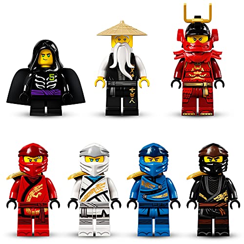 LEGO 71705 Ninjago Barco de Asalto Ninja Juguete de Construcción para Niños +9 años con 7 Mini Figuras de Ninjas