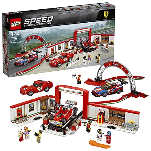 LEGO 75889 Speed Champions Taller definitivo de Ferrari