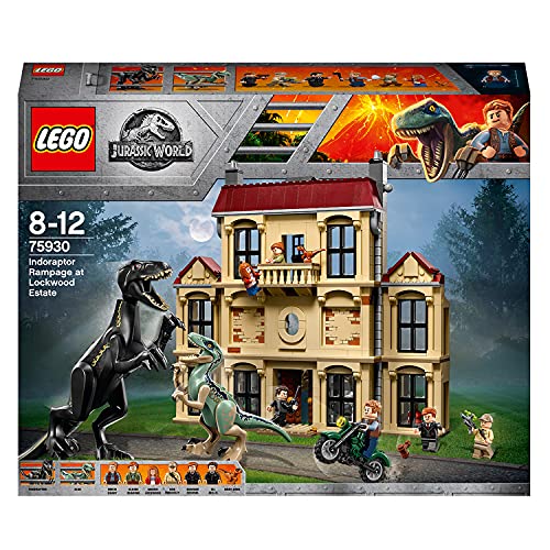 LEGO 75930 Jurassic World Caos del Indorraptor en la mansión Lockwood