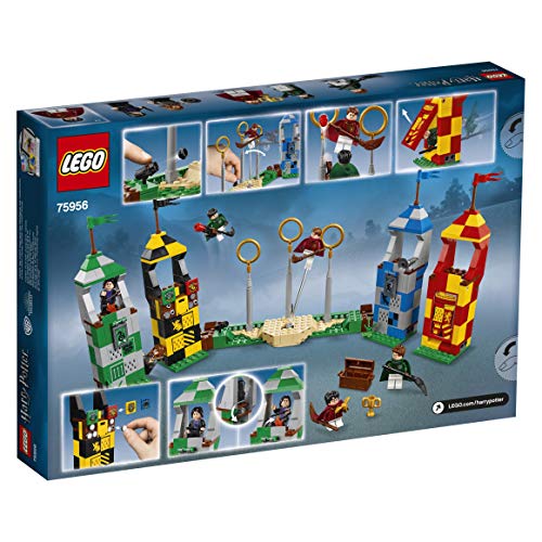 Lego 75953 Harry Potter - Juego de 2 figuras de pastos y torneo de Quidditch