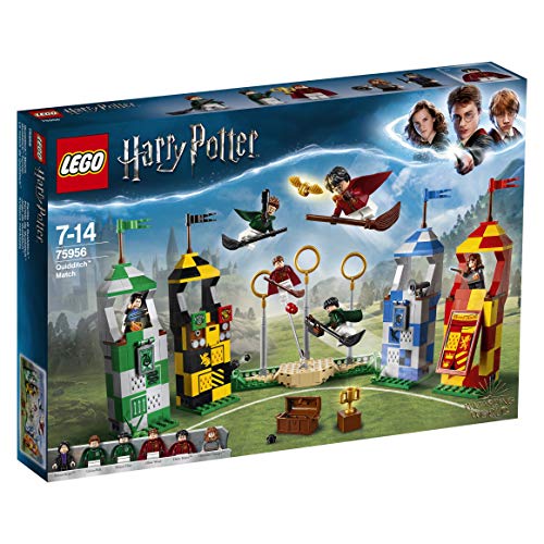 Lego 75953 Harry Potter - Juego de 2 figuras de pastos y torneo de Quidditch