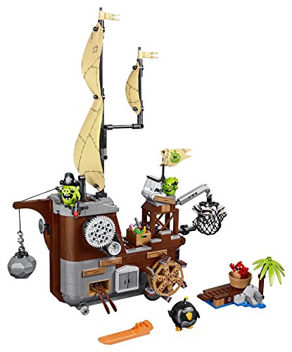 LEGO Angry Birds -Barco Pirata de los Cerdos, Juego de construcción (75825)