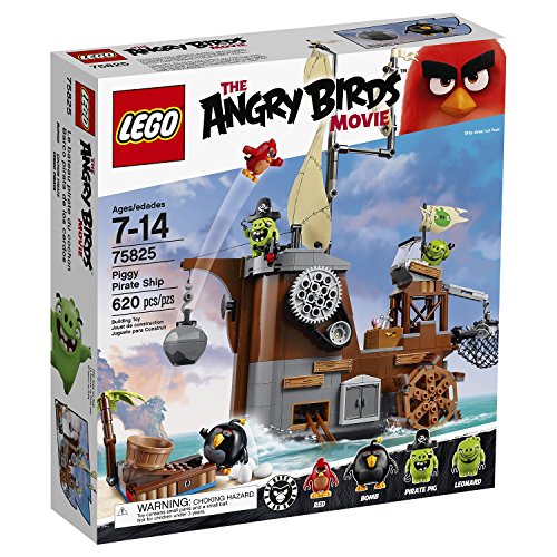 LEGO Angry Birds -Barco Pirata de los Cerdos, Juego de construcción (75825)