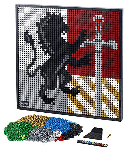 LEGO Art Harry Potter Hogwarts Crests 31201 Kit de construcción, perfecto para adultos que aman aficiones y coleccionables, nuevo 2021 (4249 piezas)