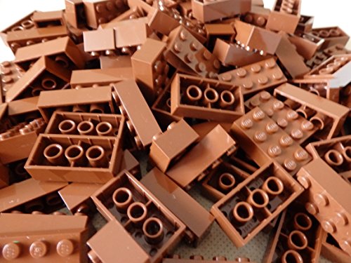 LEGO Bricks: Brown 2x4. Part 3001 (X 25) by LEGO