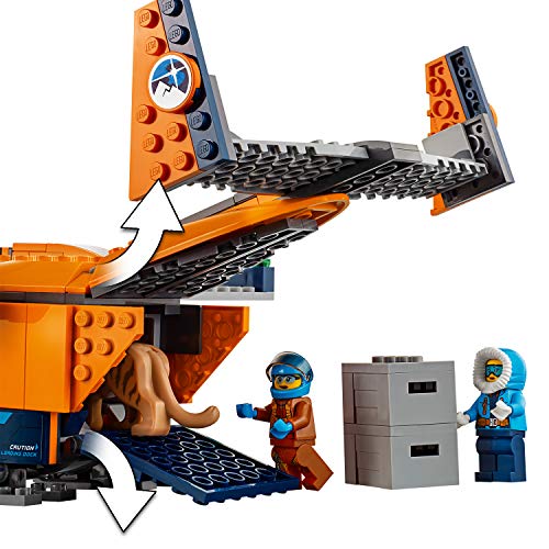 LEGO City - Ártico: Avión De Suministros, Juguete de Construcción de Aventuras con Vehículos y Muñeco de Tigre para Niños de 7 a 12 Años (60196)