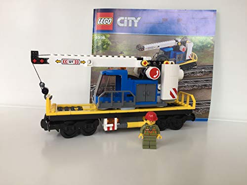 LEGO City - Ferrocarril Waggon con grúa, grúa (60198)