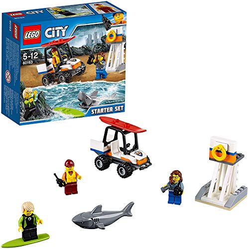 LEGO City - Guardacostas: Set de Introducción, Juguete de Construcción de Socorristas (60163)