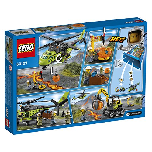 LEGO City - Volcán: Helicóptero de Suministros (60123)