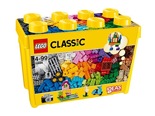 LEGO Classic 10698 10701 - Juego de 2 cajas grandes con base gris