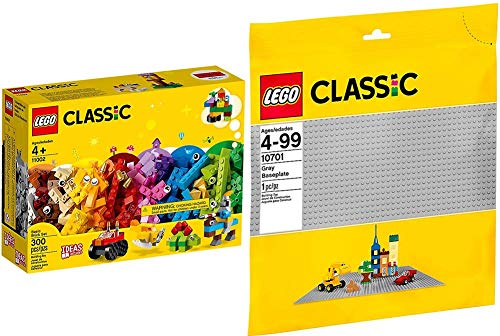 LEGO® Classic 10701 11002 - Juego de 2 placas base y bloques de construcción