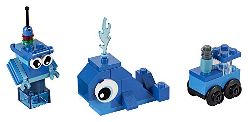 LEGO Classic Creative Blue Bricks 11006 - Juego de iniciación con piedras azules para juegos imaginativos (52 piezas)