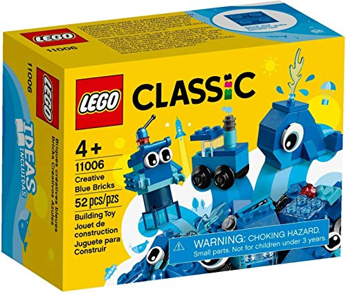 LEGO Classic - Juego de 3 piezas (11001, 11006 azul y 11007)