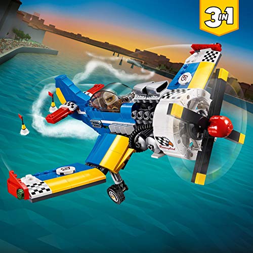 LEGO Creator - Avión de Carreras, juguete creativo de construcción y aventuras en el aire (31094) , color/modelo surtido