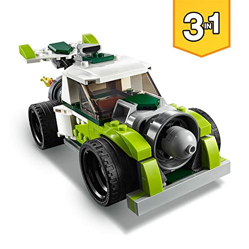 LEGO Creator - Camión a Reacción, Set de Construcción de Coche de Juguete, Set 3 en 1, Construye un Quad o un Todoterreno, a Partir de 7 Años (31103) , color/modelo surtido