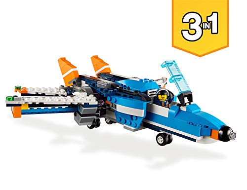 LEGO Creator - Helicóptero de Doble Hélice Nuevo juguete de construcción 3 en 1 para Recrear Miles de Aventuras (31096) , color/modelo surtido