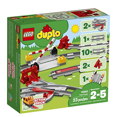 LEGO Duplo 10882 - Eisenbahn Schienen Erweiterungsset (23 Teile) - 2018