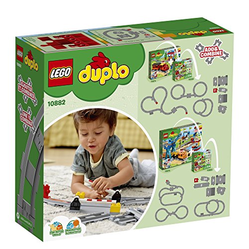 LEGO Duplo 10882 - Eisenbahn Schienen Erweiterungsset (23 Teile) - 2018