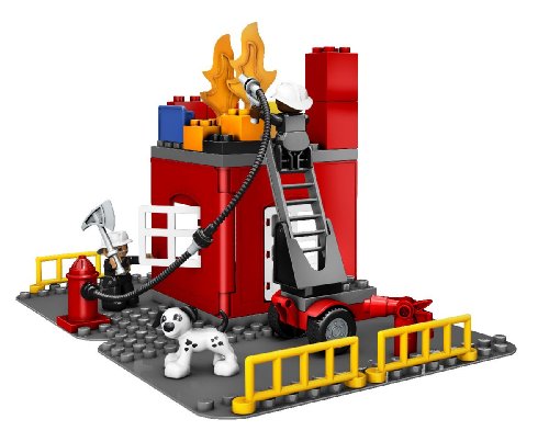 LEGO Duplo Fire Station - Juegos de construcción (Multi)