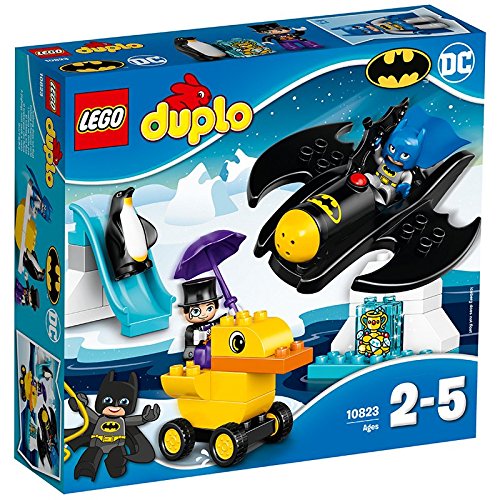 LEGO DUPLO Super Heroes-10823 Aventura en el Batwing, única (10823)