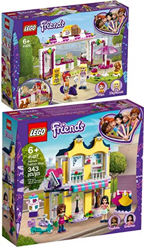 Lego® Friends 41426 41427 Heartlake City - Juego de 2 casetas de gofres y accesorios de moda