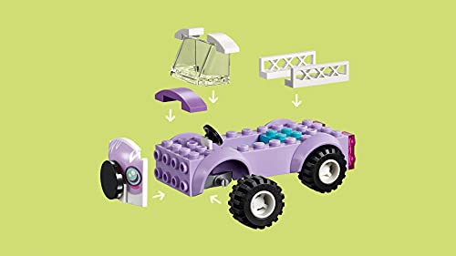 LEGO Friends - Clínica Veterinaria Móvil de Emma, juguete imaginativo de construcción para aventuras de mascotas (41360)