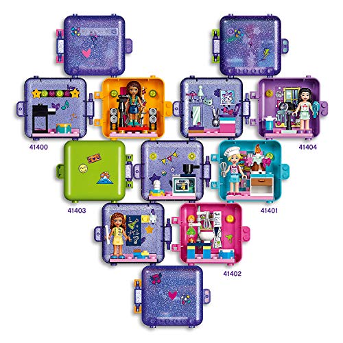 LEGO Friends - Cubo de Juegos de Olivia, Caja de Juguete con Accesorios y Mini Muñeca de Olivia, Set Recomendado a Partir de 6 Años (41402)