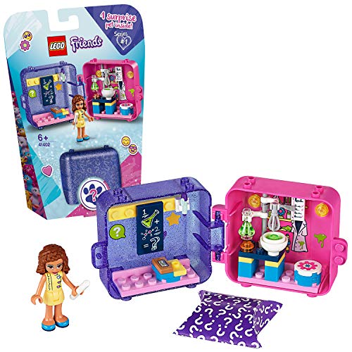 LEGO Friends - Cubo de Juegos de Olivia, Caja de Juguete con Accesorios y Mini Muñeca de Olivia, Set Recomendado a Partir de 6 Años (41402)