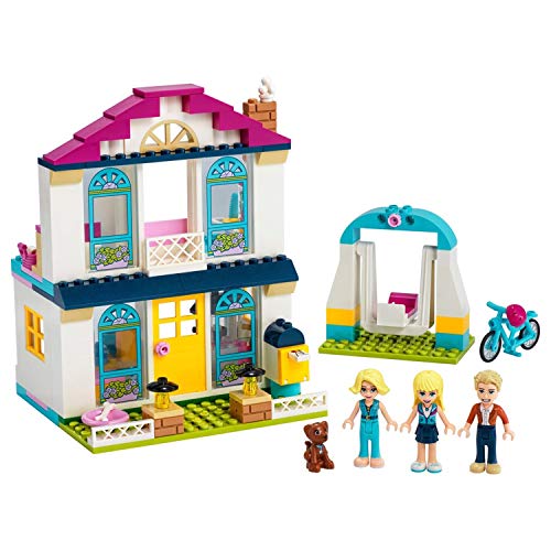 Lego® Friends - Juego de 4 casas, 41398 41425 41426 41427, casa familiar + jardín de flores + casa de gofres + tienda de moda