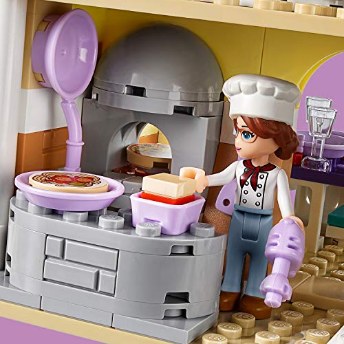 LEGO Friends - Restaurante de Heartlake City Nuevo juguete de construcción de Edificio con mini muñecas, incluye Scooter de juguete (41379)