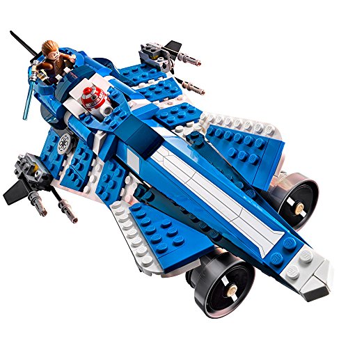 LEGO - Juego de construcción Jedi Starfighter de Anakin, con 370 Piezas (75087)