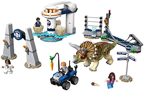 LEGO Jurassic World Triceratops Rampage 75937, New 2019 (447 Pieces)