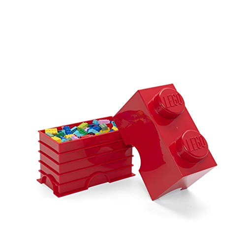 Lego L4002R - Bloque de lego 2, color rojo