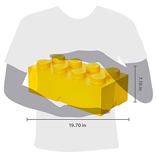 Lego Ladrillo de Almacenamiento 8 Grande Amarillo