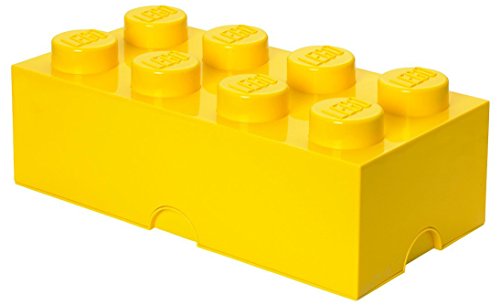 Lego Ladrillo de Almacenamiento 8 Grande Amarillo