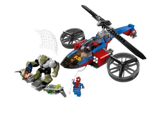 LEGO Marvel Super Heroes Spider-Helicopter Rescue 299pieza(s) juego de construcción - juegos de construcción (Multicolor, 7 año(s), 299 pieza(s), 14 año(s))