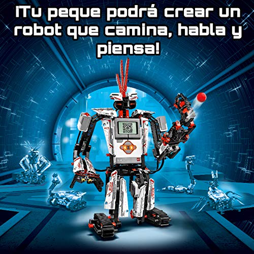 LEGO MINDSTORMS EV3 31313 Robot de Juguete con Control Remoto para niños y niñas, Juguete Educativo Stem para Programar y Aprendar a Realizar Código (601 Piezas)