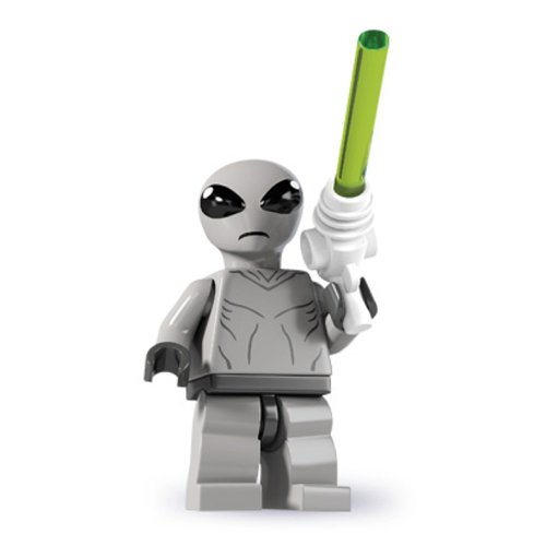 LEGO Minifiguras Coleccionables: Clásico Alien Minifigura (Serie 6)