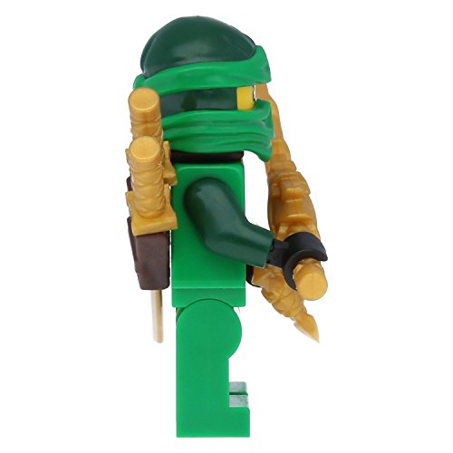 LEGO Ninjago - Figura de Ninja Verde Lloyd Green con 5 Armas, Incluye Espada de dragón