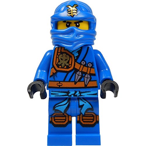 LEGO Ninjago - Minifigura Jay (ninja azul) con katana (espada) 2015 versión