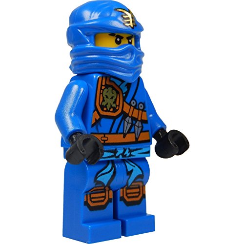 LEGO Ninjago - Minifigura Jay (ninja azul) con katana (espada) 2015 versión